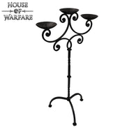 Fier medieval mare candelabru