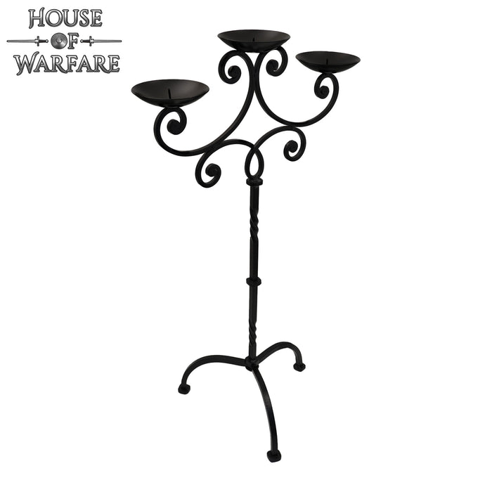 Fier medieval mare candelabru