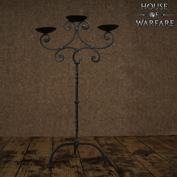 Fier medieval mare candelabru