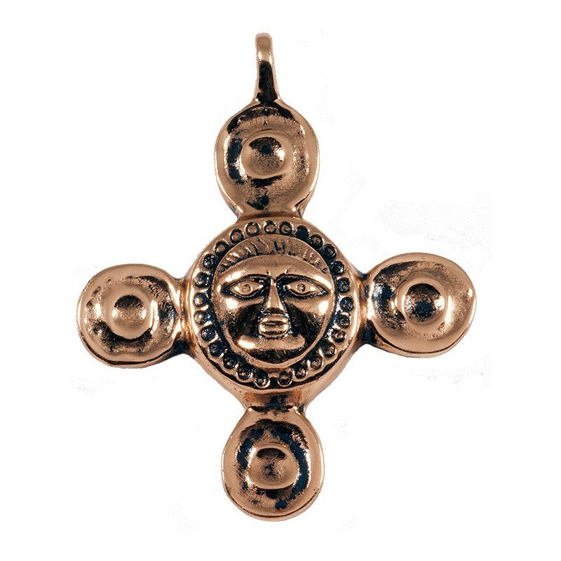 Amuleto do sol Mainz, ca. 100 a.C., bronze
