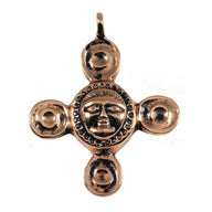 Amuleto do sol Mainz, ca. 100 a.C., bronze