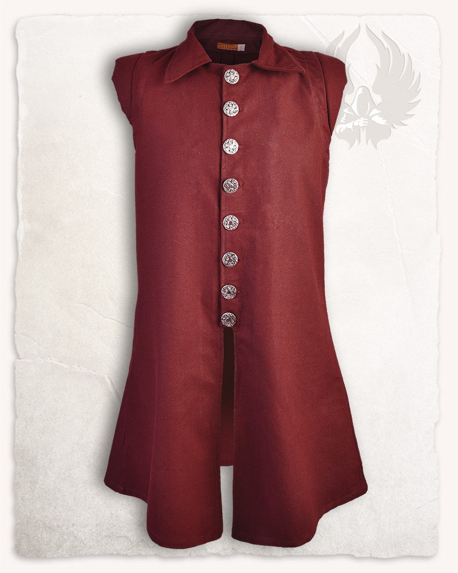 Waistcoat Tilly, ca. 1680-1730, bordeaux