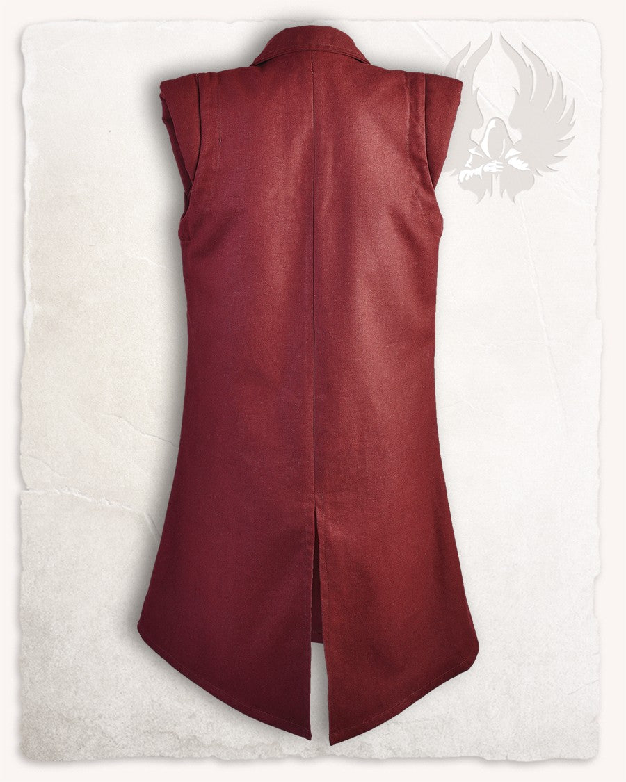 Waistcoat Tilly, ca. 1680-1730, bordeaux
