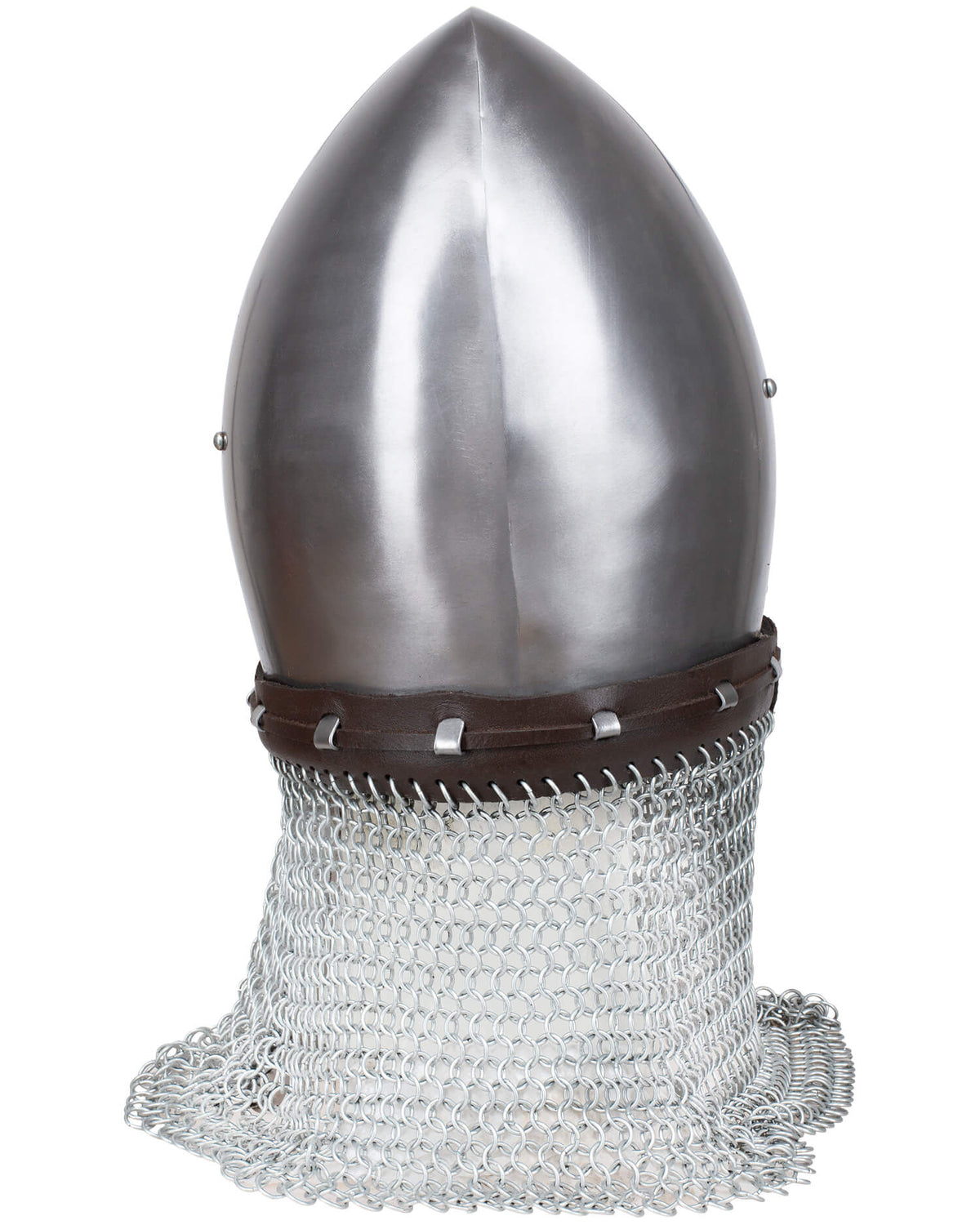 Bascinet met bretache Alwin, 14e eeuw