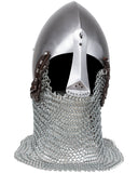 Bascinet met bretache Alwin, 14e eeuw