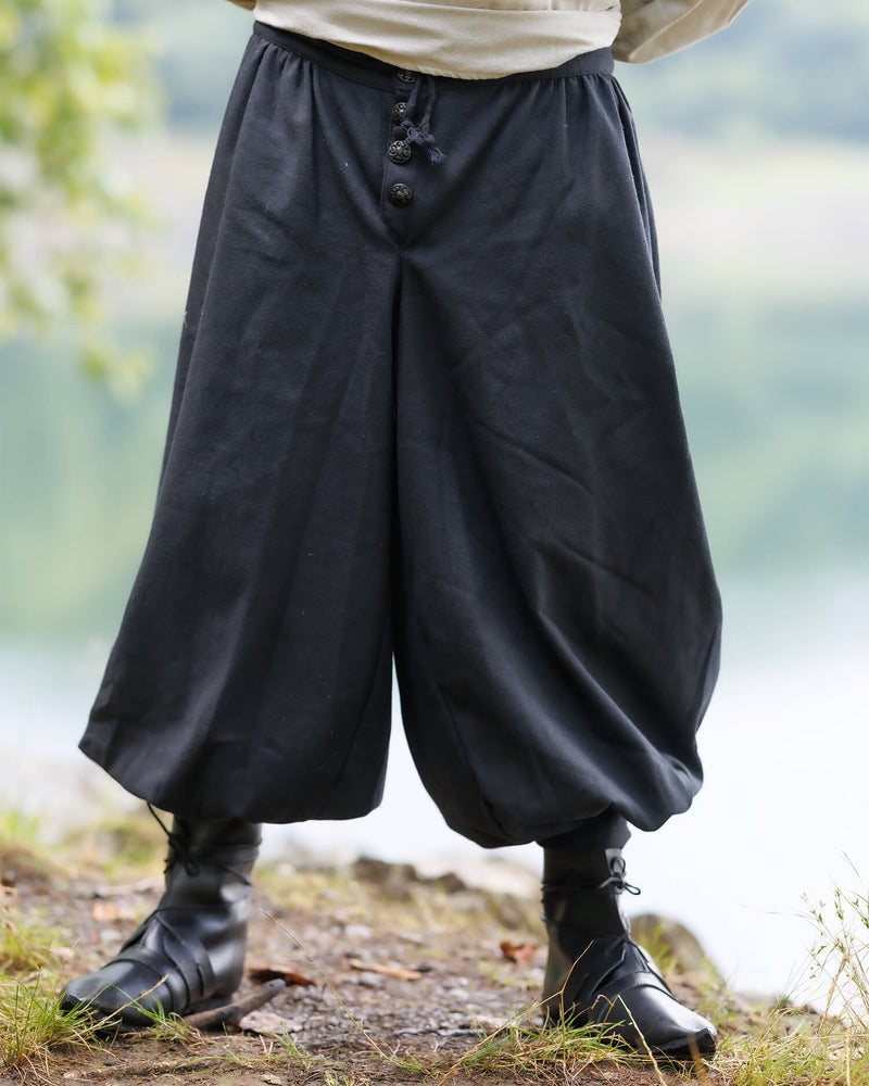 Spodnie Ataman, czarne