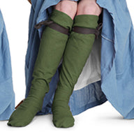 Medieval stockings, green