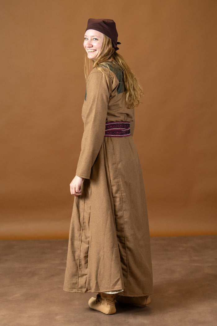 Vikinghoofddoek Marianne, set van 2, bruin & crème