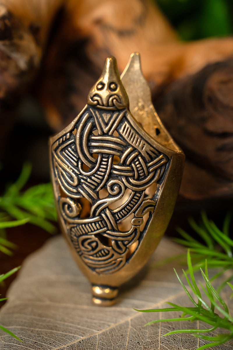 Okucie końcówki pochwy w stylu Borre