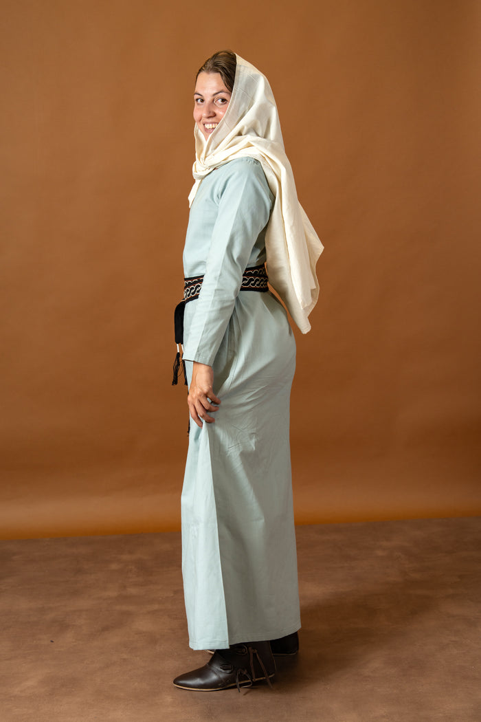 Viking dress Freya, light blue