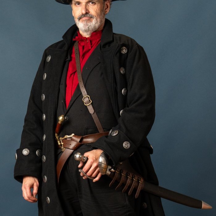Justaucorps Antonio, ca. 1670–1700, wool, black