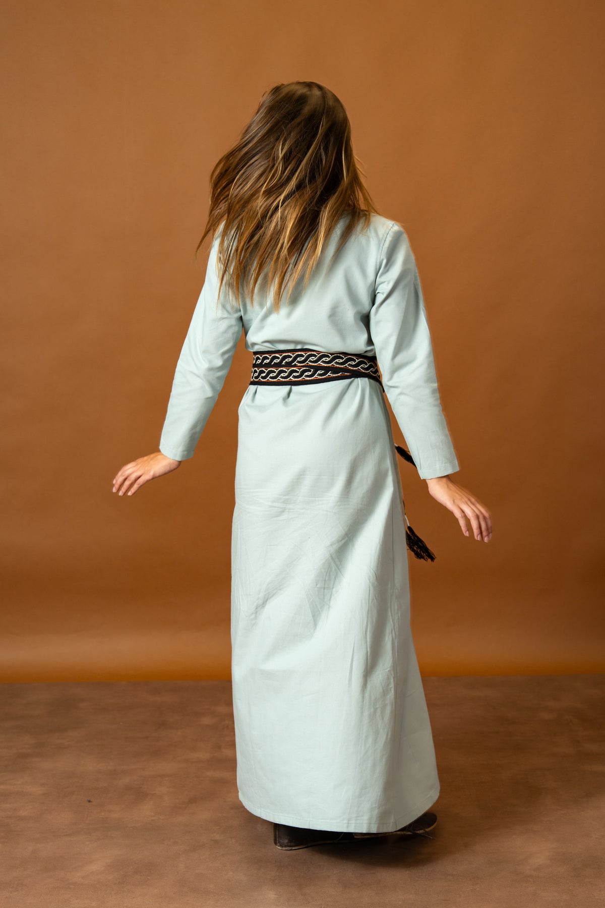 Viking dress Freya, light blue