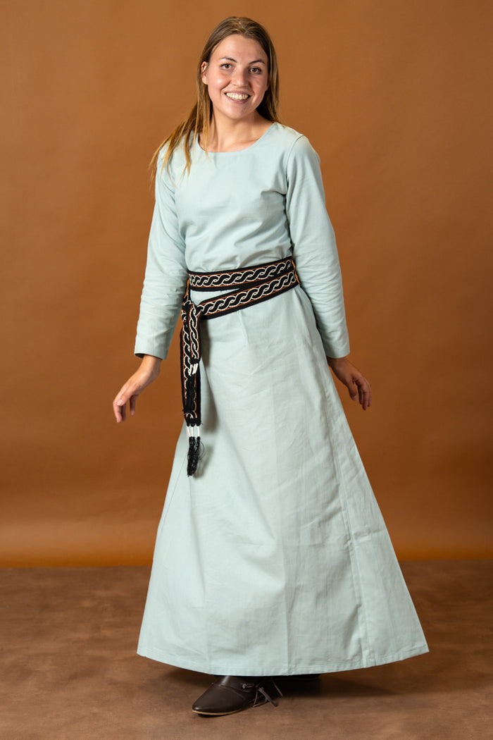 Viking dress Freya, light blue