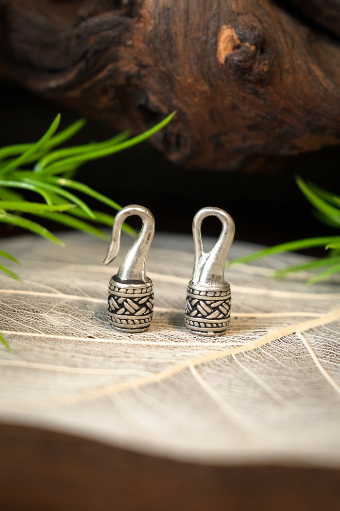 Fermeture de chaîne viking 3mm, bronze argenté