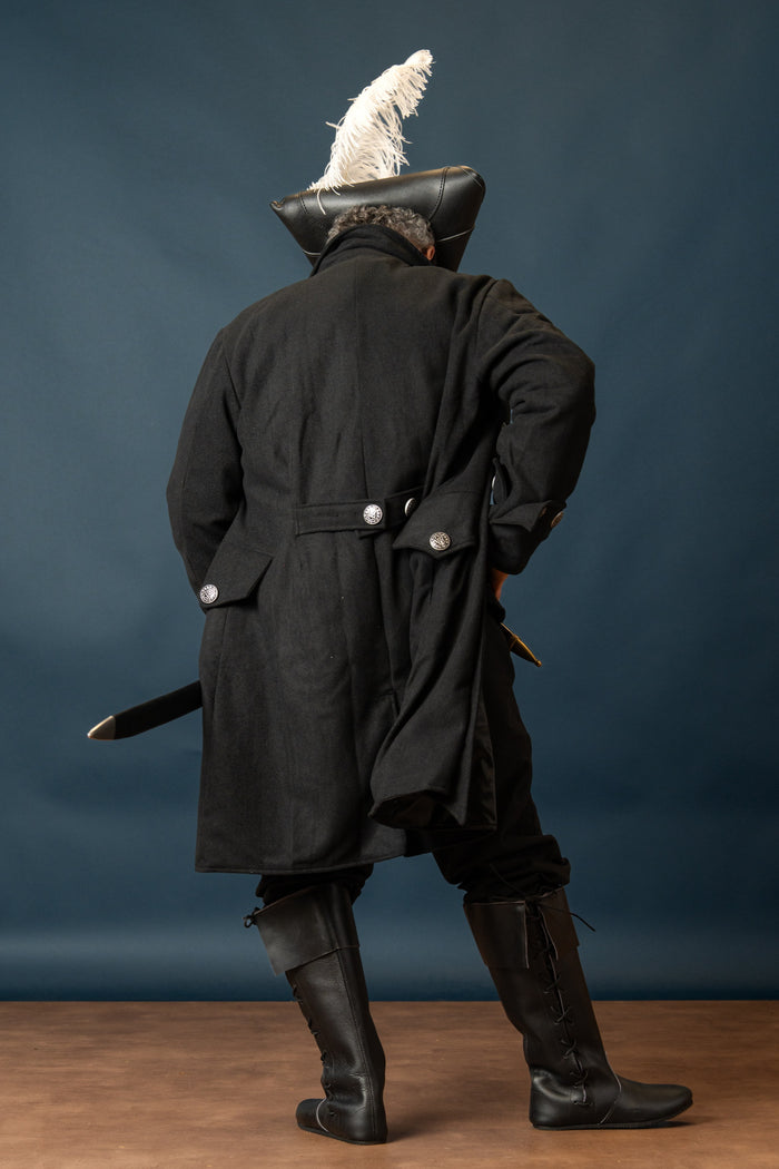 Justaucorps Antonio, ca. 1670–1700, wol, zwart