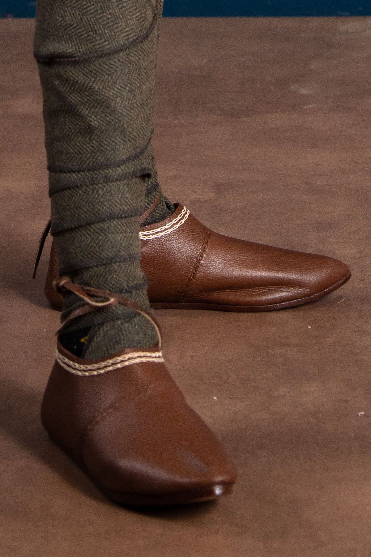 Normanniske sko, 1150–1350, brun