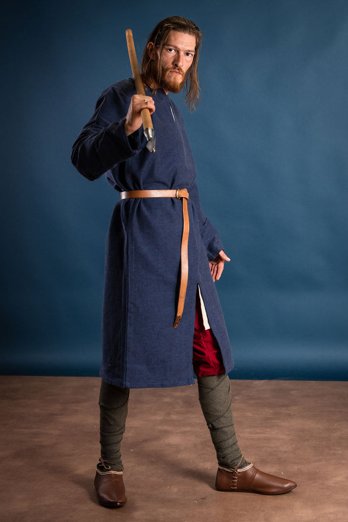 Leg wrappings Asgar, olive grey, wool mix