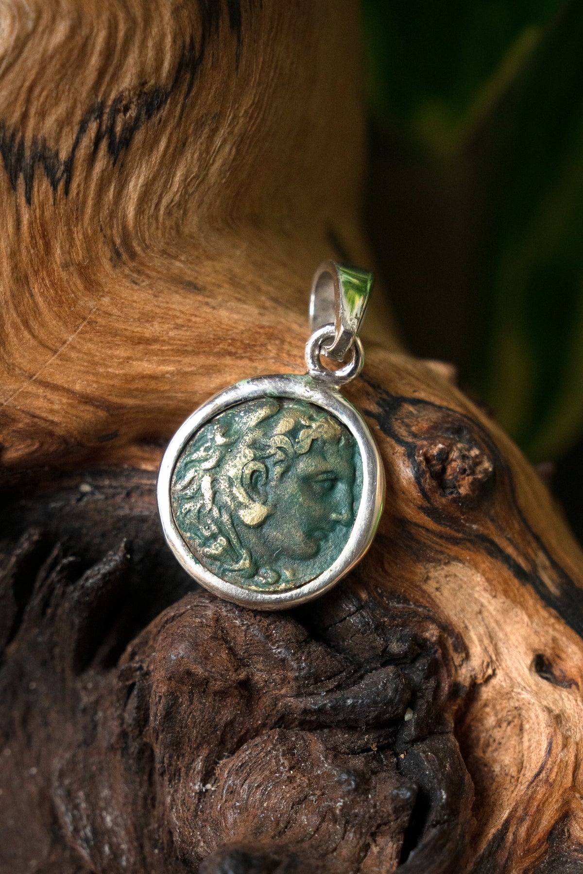 Munthanger Zeus en Hera, sterling zilver
