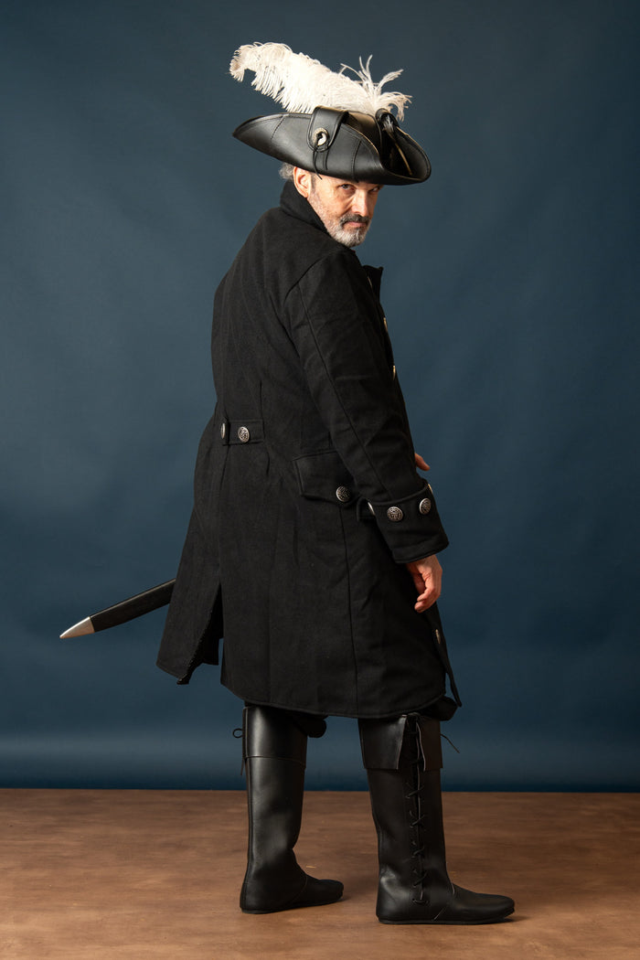 Justaucorps Antonio, ca. 1670–1700, wol, zwart