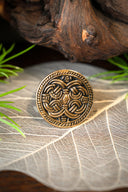 Wikiński pierścień Birka w stylu Borre, brąz