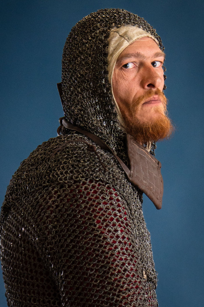 Medieval cap Jaspar, cream