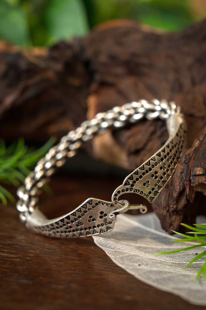 Bracciale vichingo Malvik, bronzo argentato