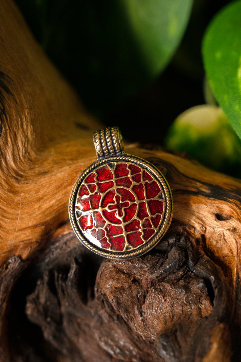 Merovingiskt smycke Hoen, brons