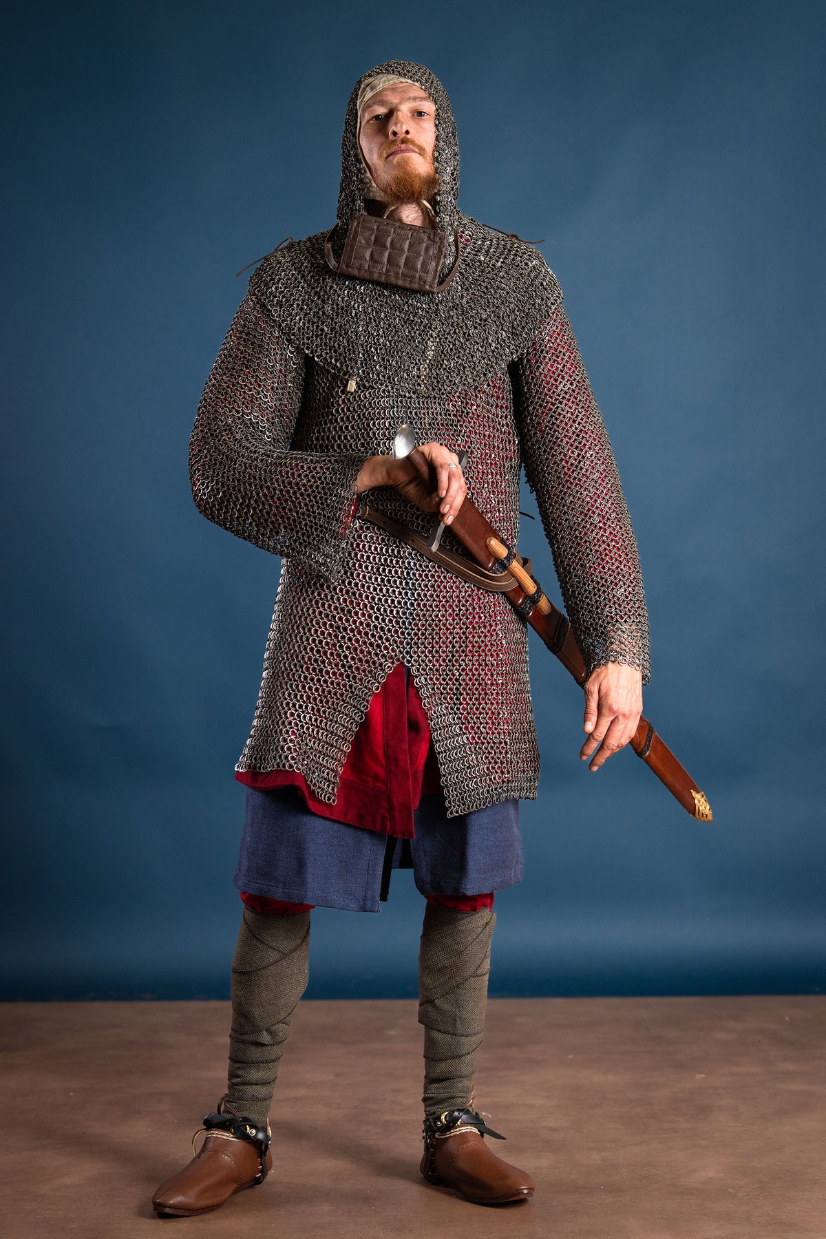 Beenwindsels Asgar, olijfgrijs, wolmix