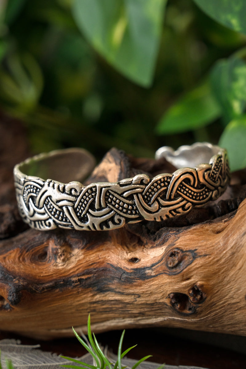 Bracciale vichingo Isola di Man, bronzo argentato