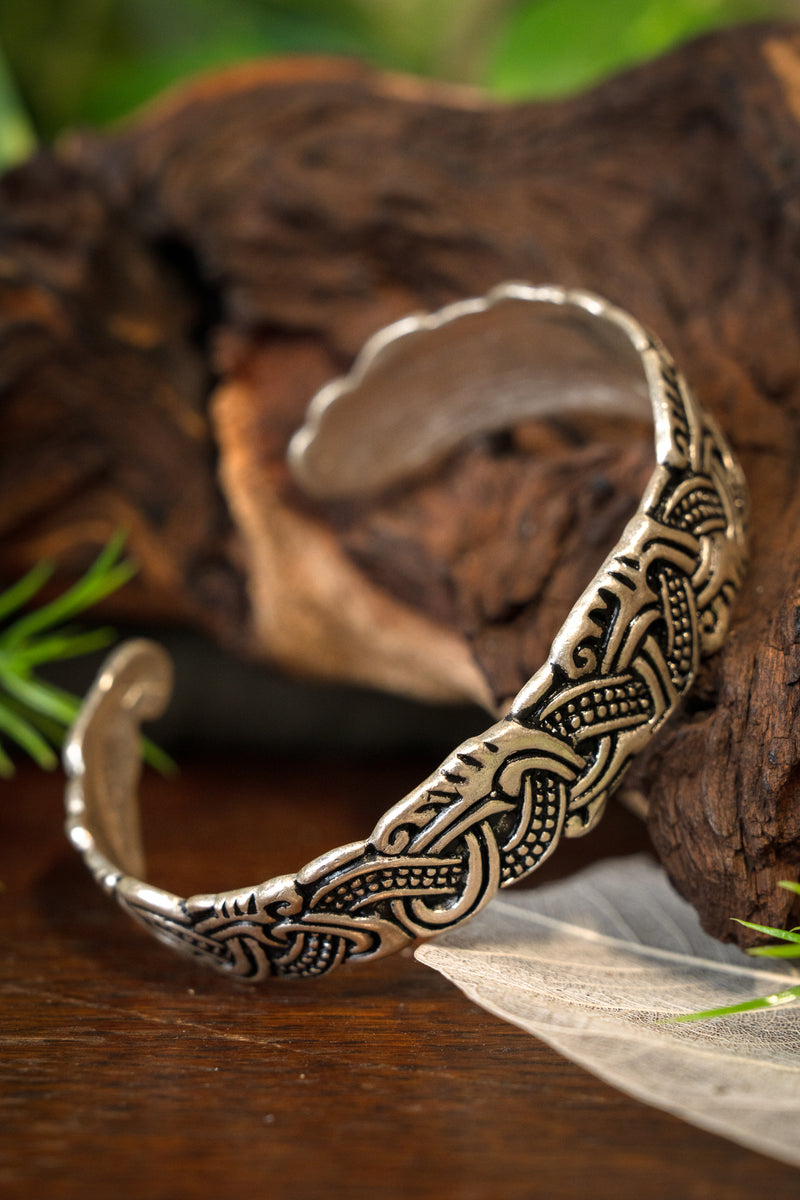 Bracciale vichingo Isola di Man, bronzo argentato