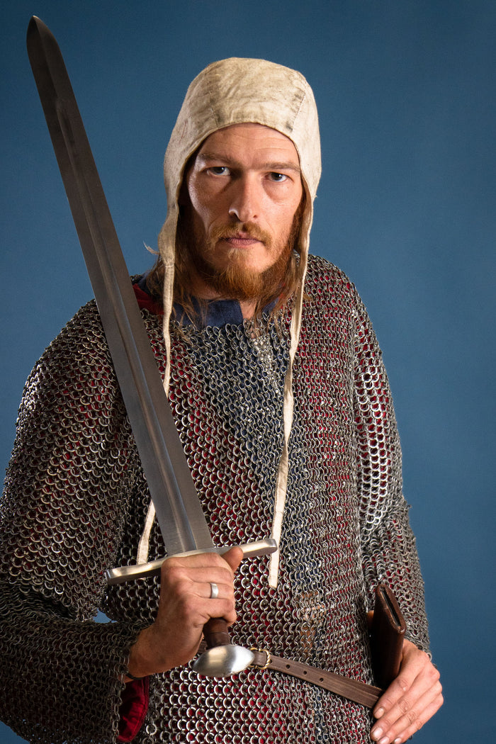 Medieval cap Jaspar, cream