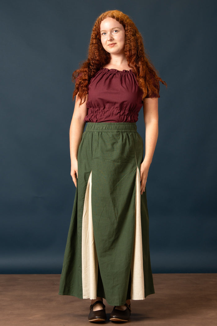 baroque blouse Kalina, bordeaux rouge