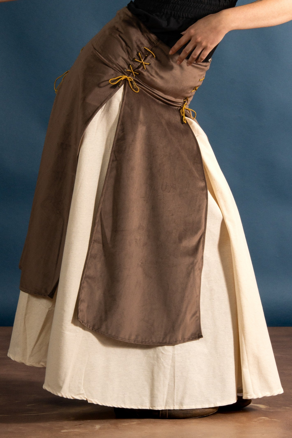 Isabela deluxe dubbele rok, bruin