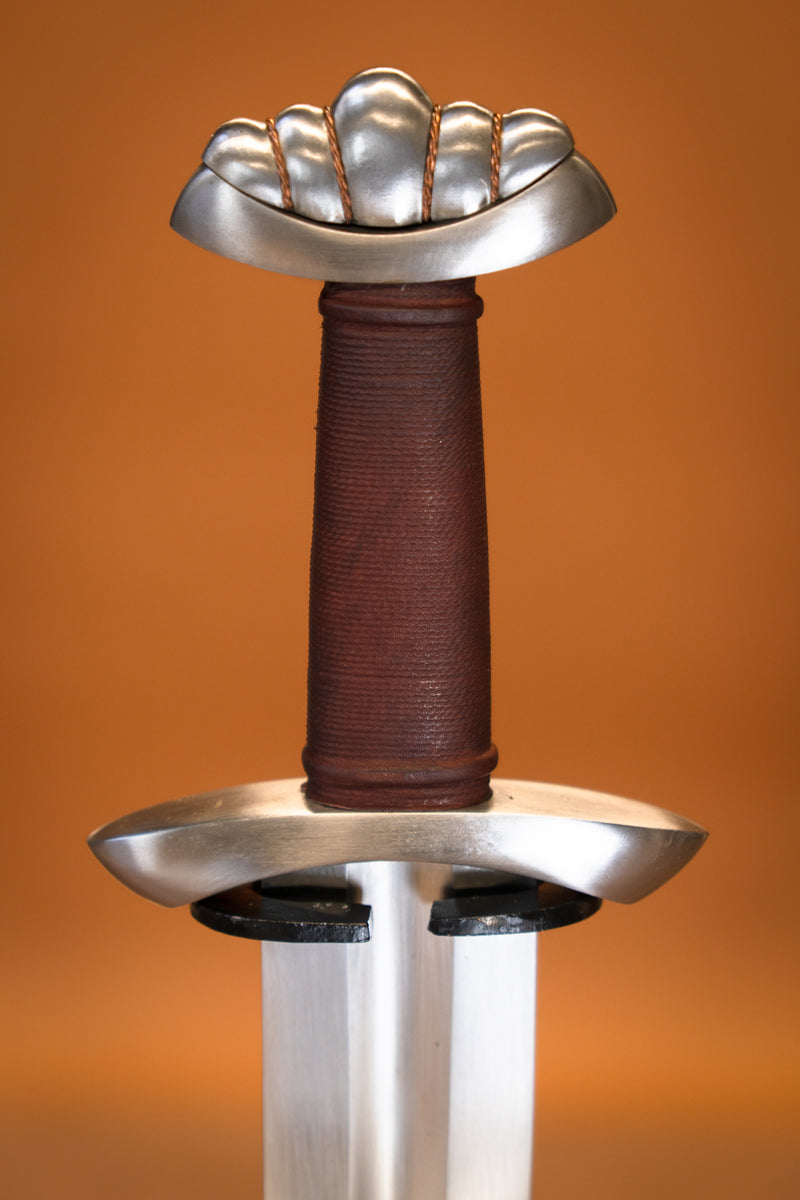 Spada vichinga Petersen tipo S, semi-affilata