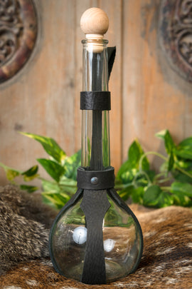 Glass bottle for festivals