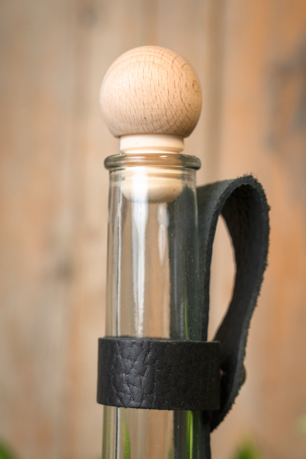 Glasflaska för festivaler