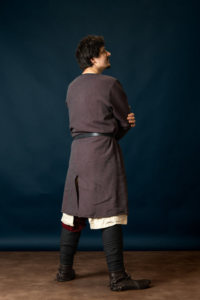 Woodland Normandische tuniek, katoen, bordeauxgrijs
