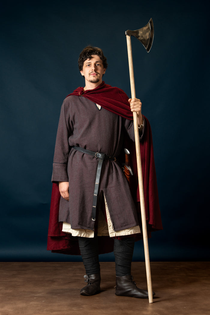 Woodland Normandische tuniek, katoen, bordeauxgrijs