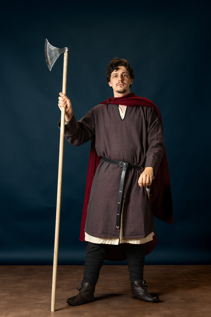 Woodland Normandische tuniek, katoen, bordeauxgrijs