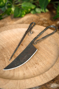 Handgesmeed bestekset Viking