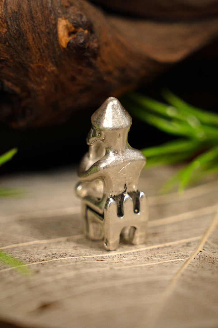 Islandzka biżuteria Thora, posrebrzany brąz