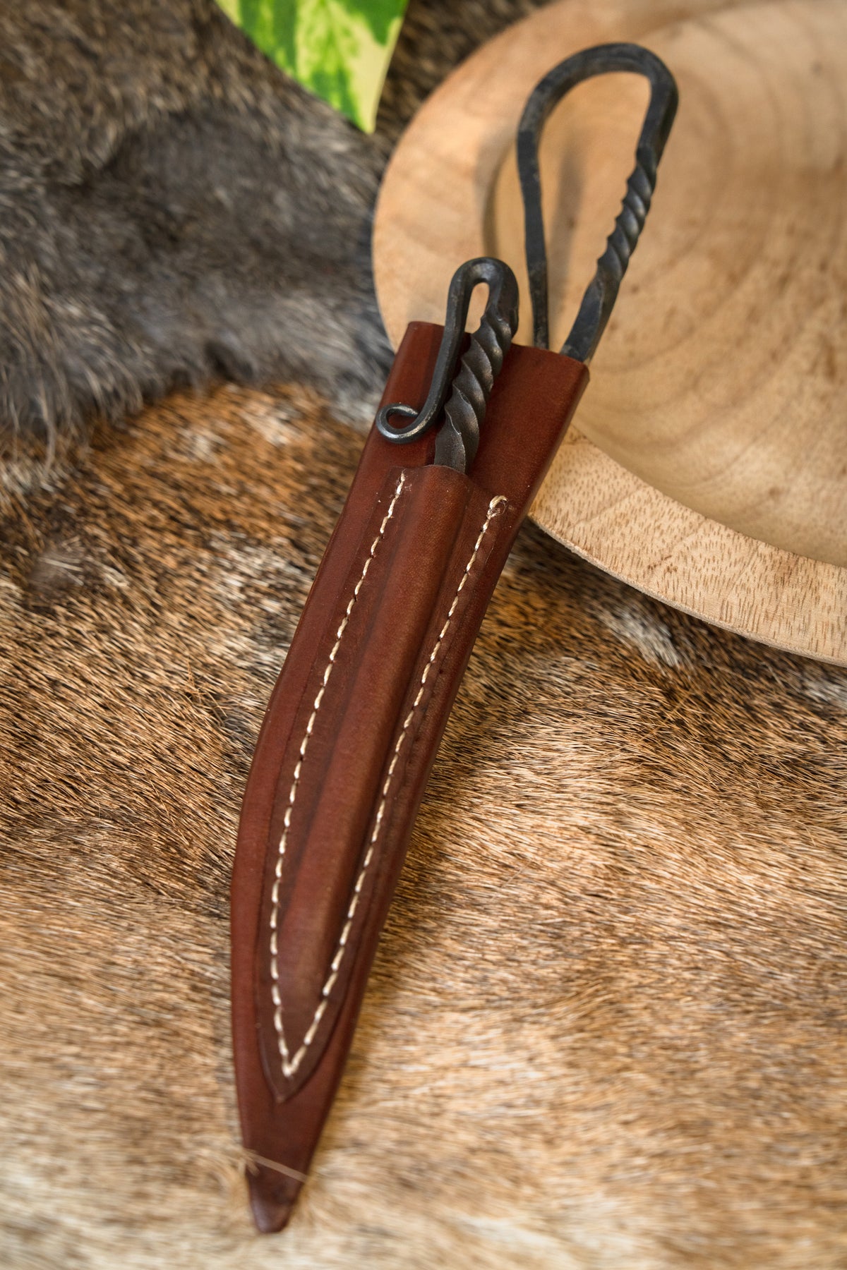 Handgeschmiedetes Wikinger Besteckset