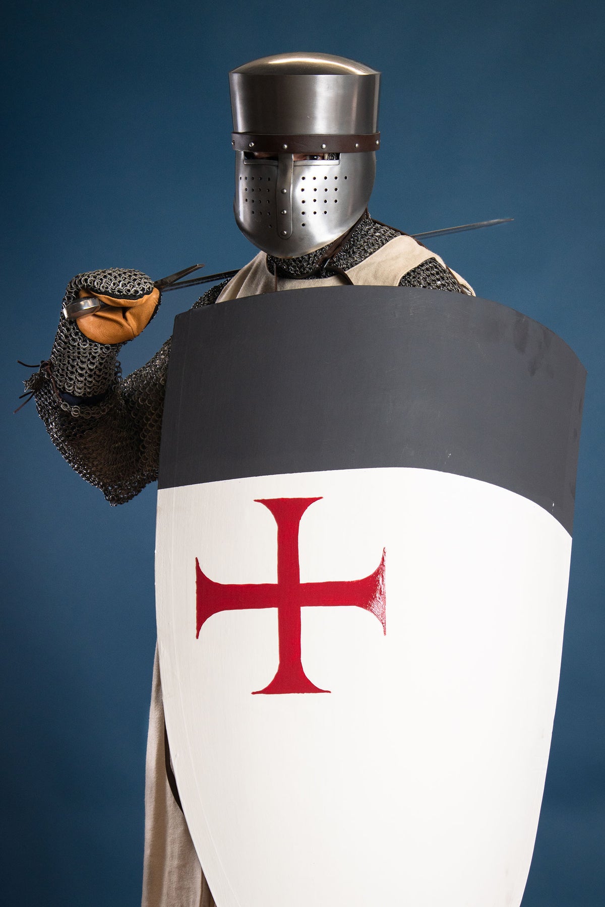 Middeleeuwse ridderhelm Laurin, 1.3 mm