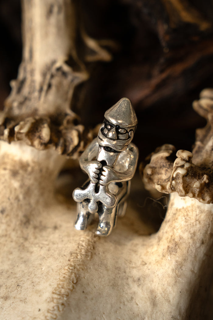 Islandzka biżuteria Thora, posrebrzany brąz