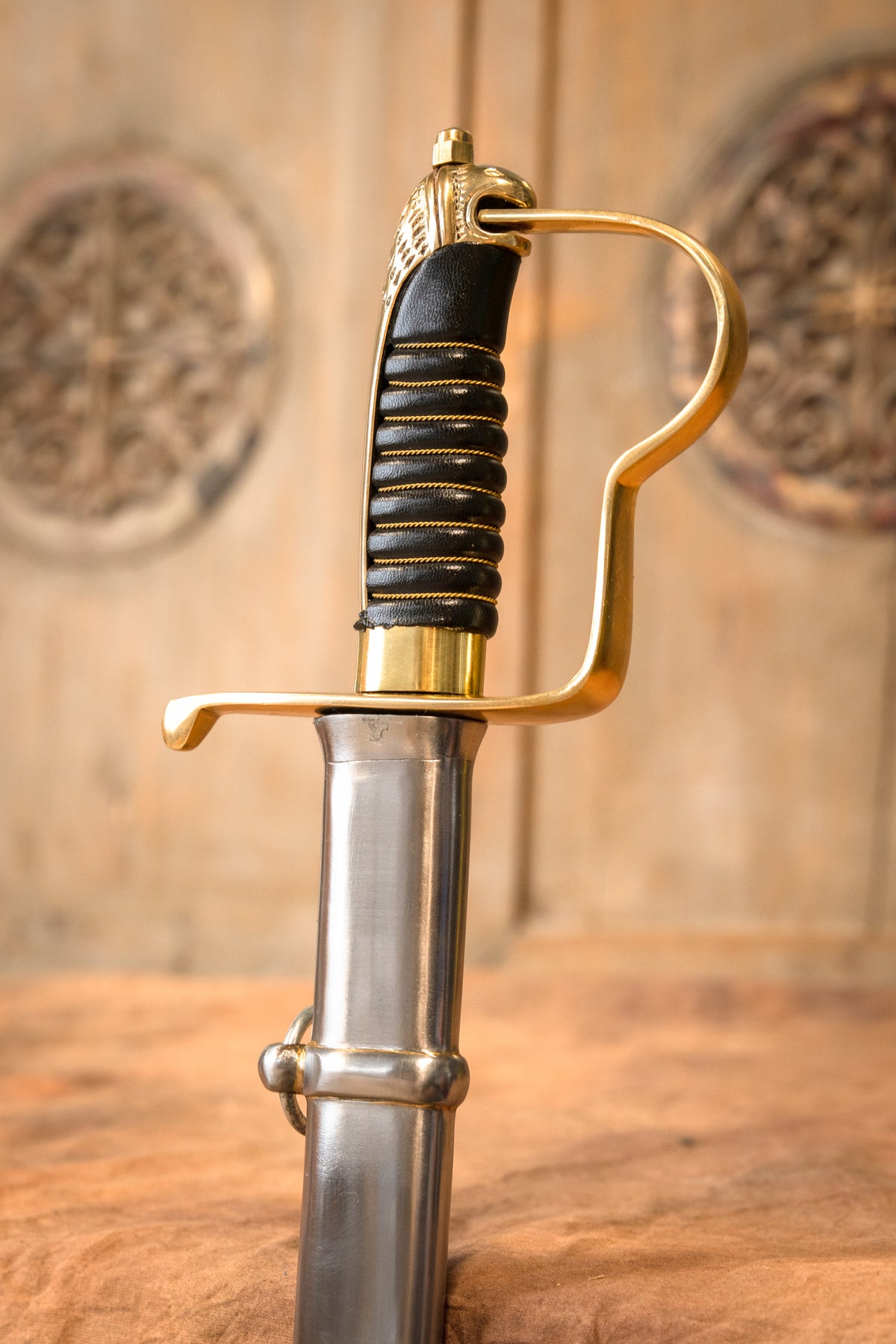 Preussisk officerssabel, halvskarp