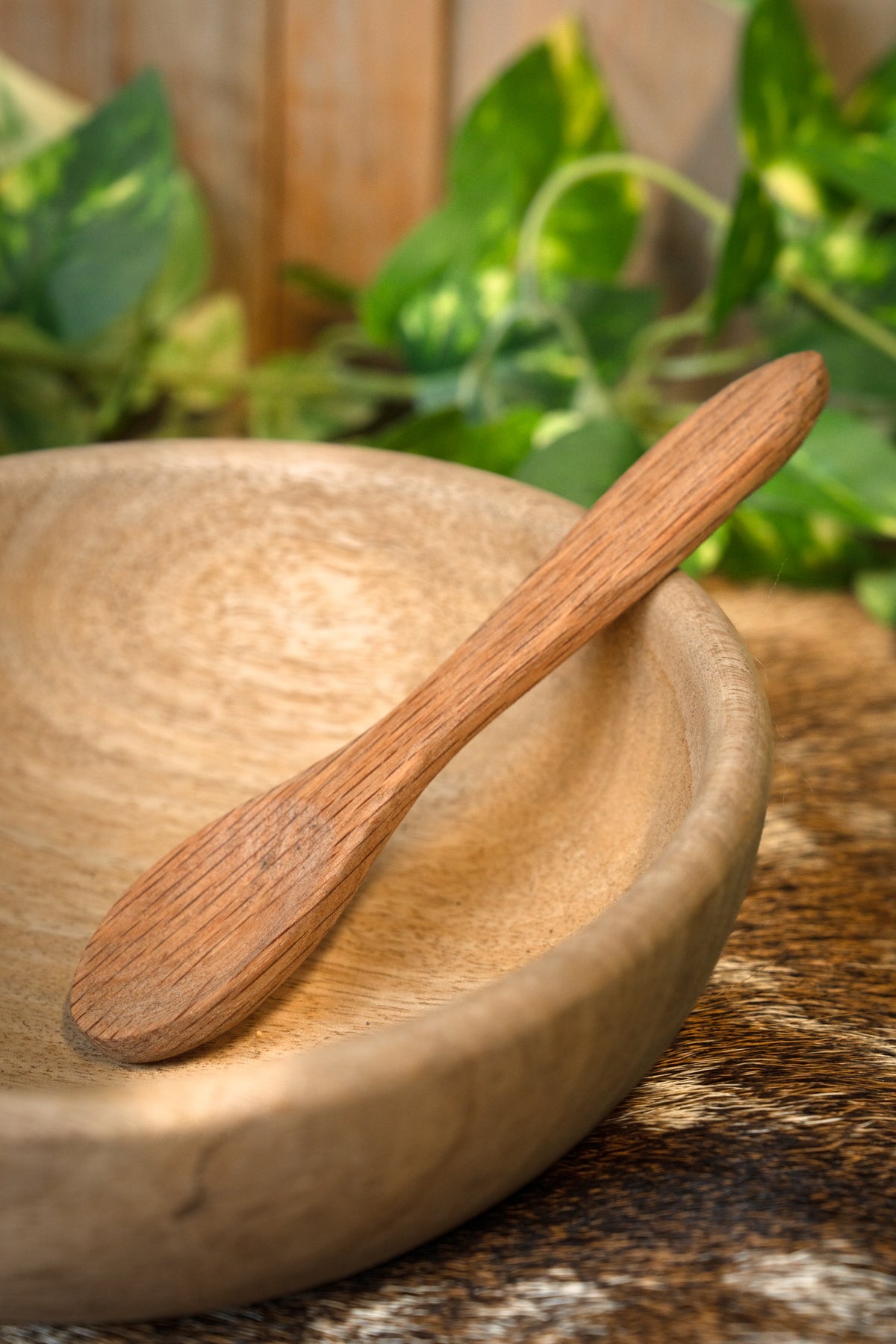 Ash wood spoon Kora large