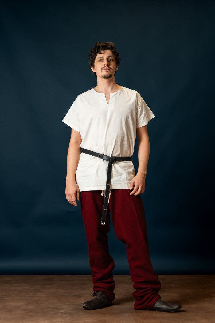 Viking undertunic Yngvi short sleeves, natural
