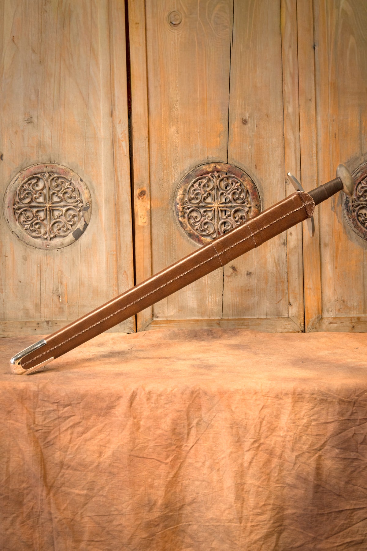 Vikingesværd type X, halvskarpt