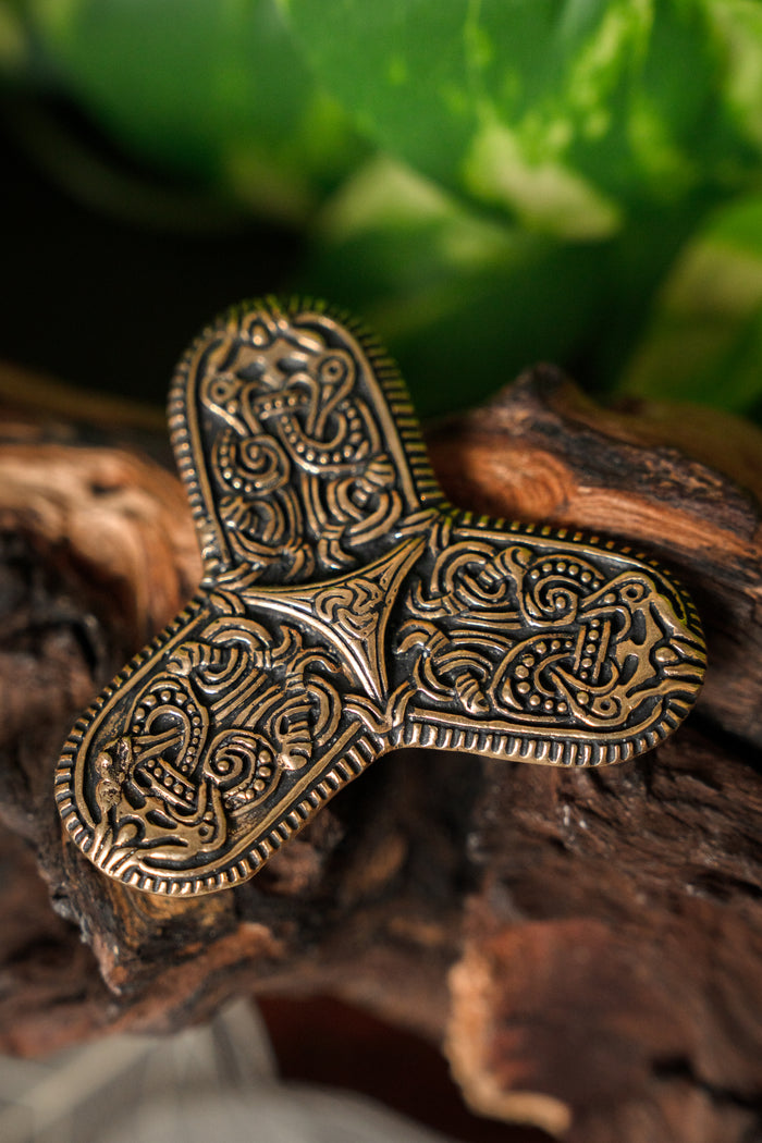 Viking brooch Tranby, bronze