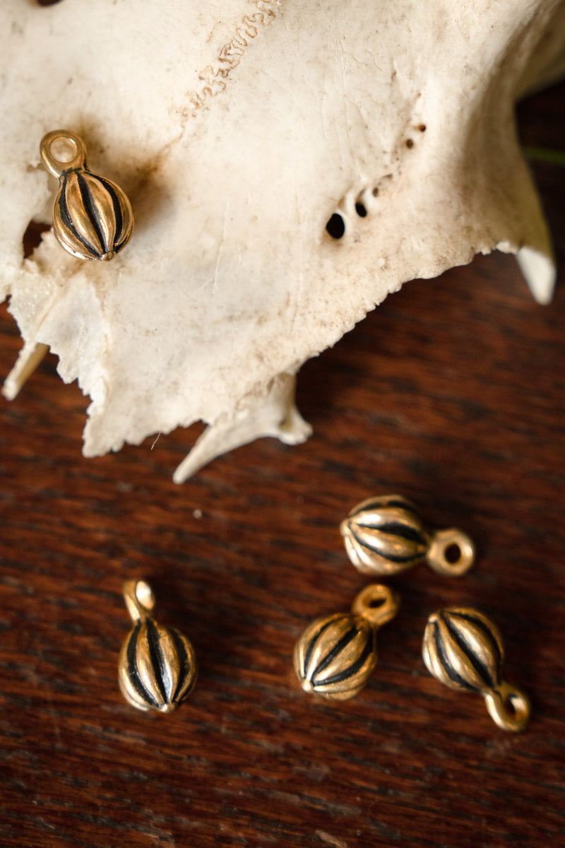 Medieval buttons Tver, set of 5 pieces, bronze